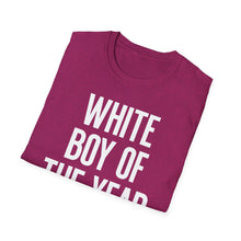 Load image into Gallery viewer, SS T-Shirt, White Boy of the Year - Multi Colors
