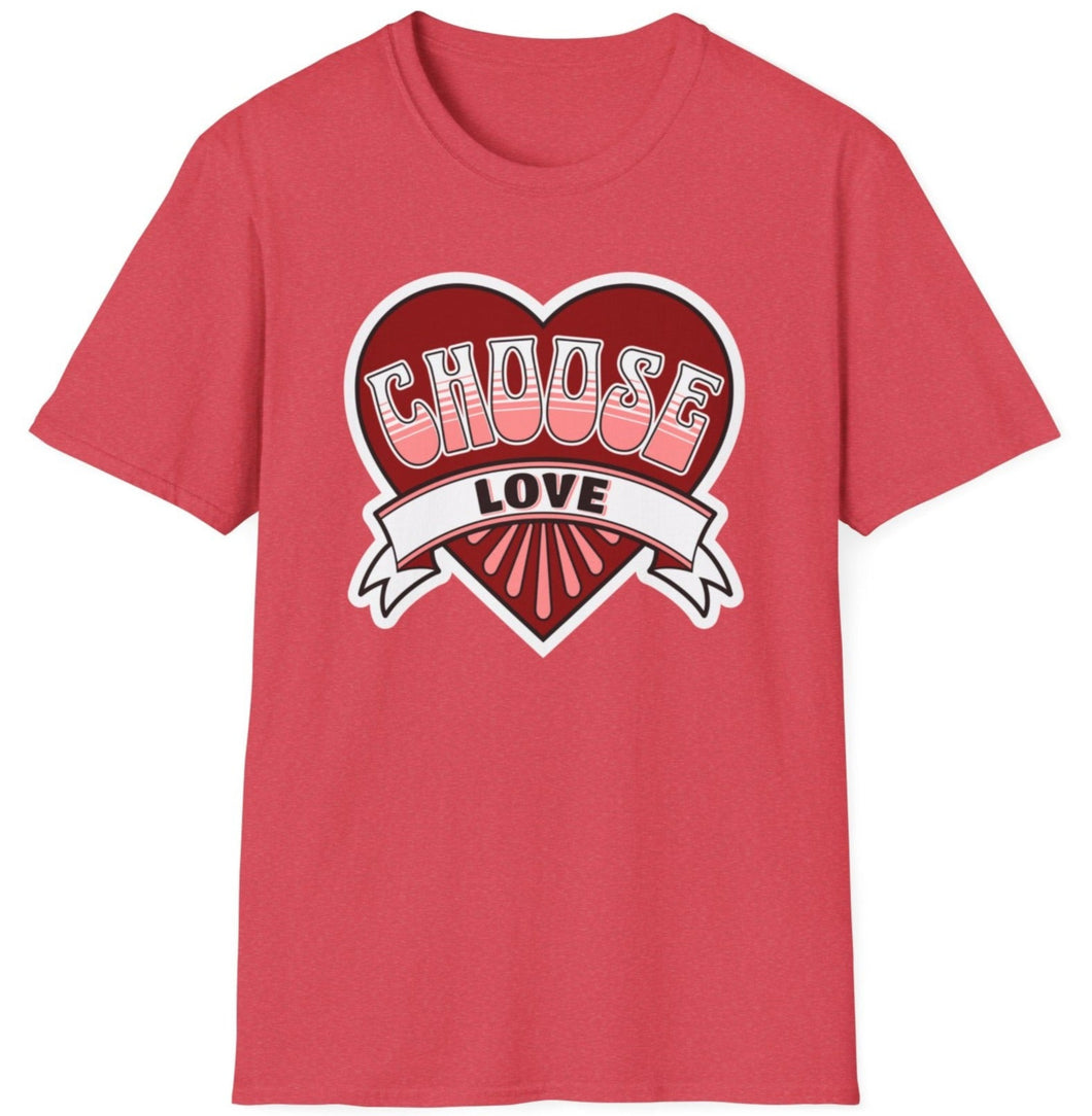 SS T-Shirt, Heart Choose Love