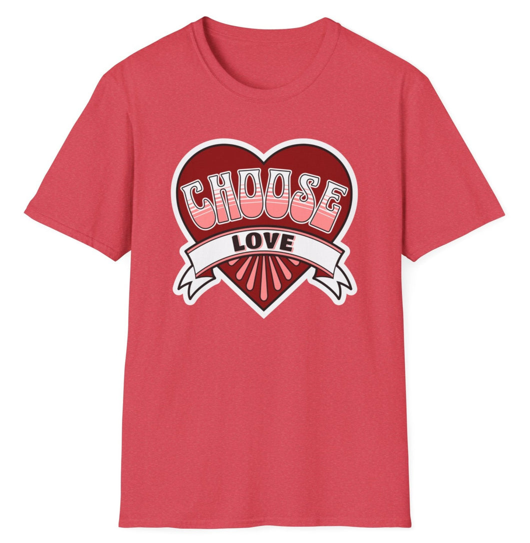 SS T-Shirt, Heart Choose Love