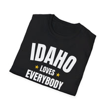 Load image into Gallery viewer, SS T-Shirt, ID Idaho - Black
