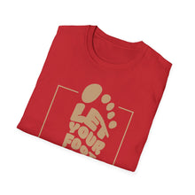 Load image into Gallery viewer, SS T-Shirt, Let Your Footprint - Multi Colors
