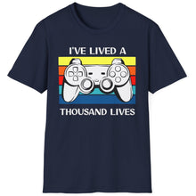 Load image into Gallery viewer, SS T-Shirt, I&#39;ve Lived a Thousand Lives - Multi Colors
