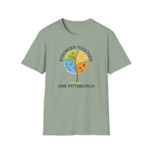 Load image into Gallery viewer, SS T-Shirt, Stronger Together Pittsburgh - Multi Colors
