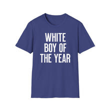Load image into Gallery viewer, SS T-Shirt, White Boy of the Year - Multi Colors
