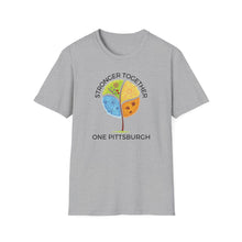 Load image into Gallery viewer, SS T-Shirt, Stronger Together Pittsburgh - Multi Colors
