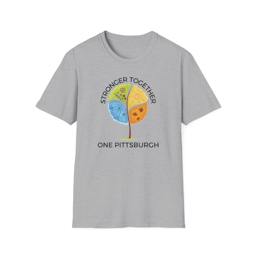 SS T-Shirt, Stronger Together Pittsburgh - Multi Colors