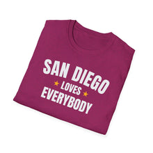 Load image into Gallery viewer, SS T-Shirt, CA San Diego White - Multi Colors
