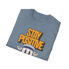 Load image into Gallery viewer, SS T-Shirt, Stay Positive - Multi Colors
