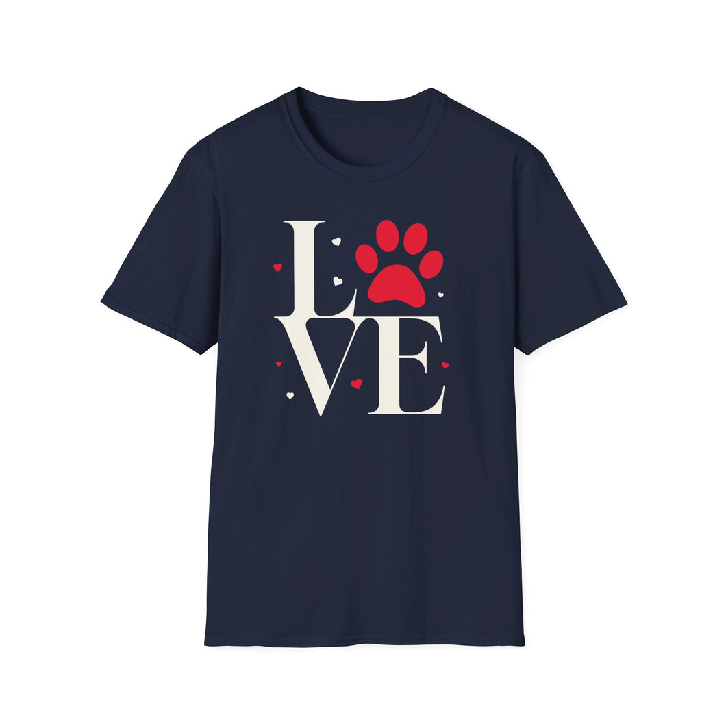 SS T-Shirt, Pet Love - Multi Colors