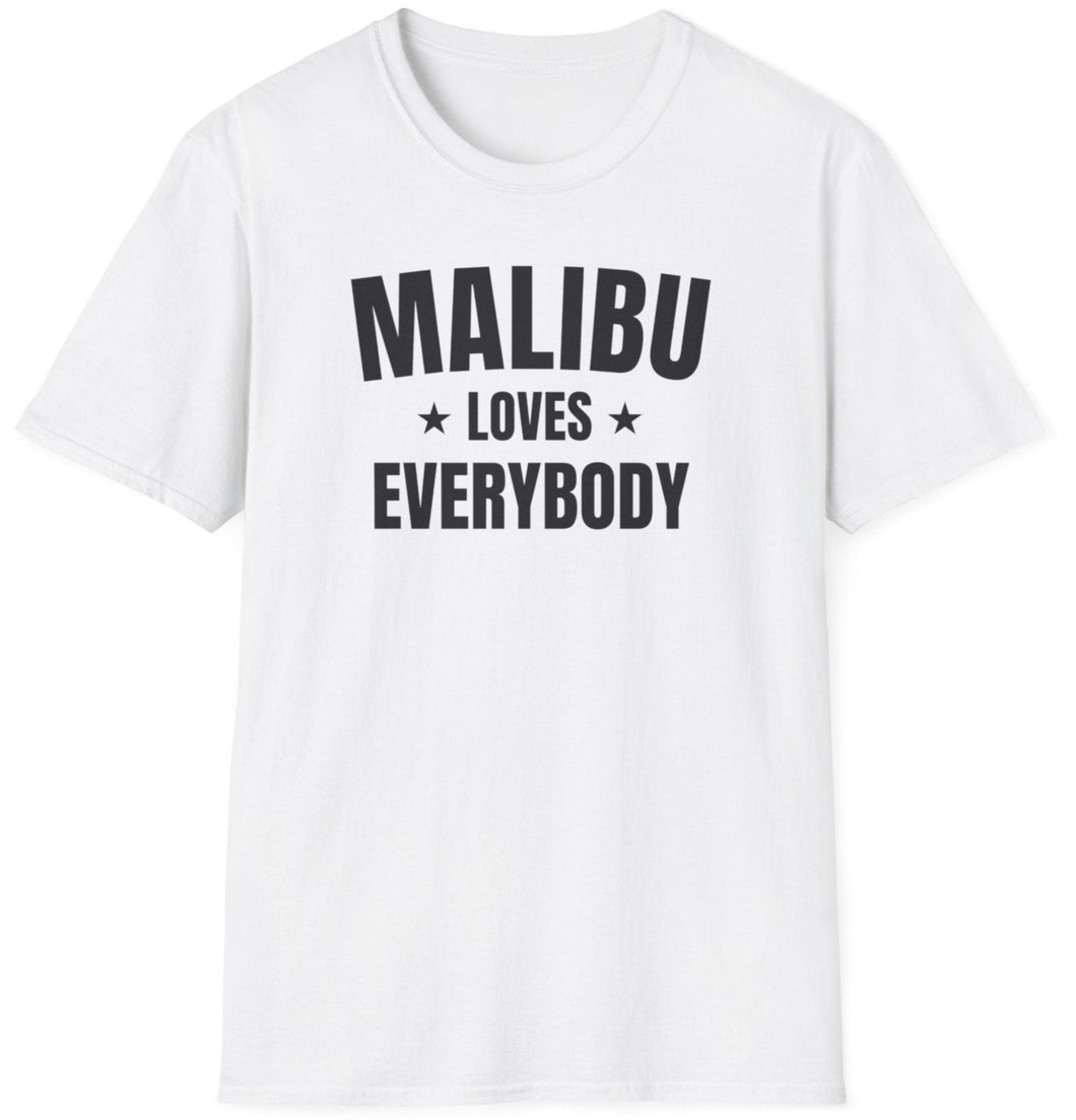 SS T-Shirt, CA Malibu White - Multi Colors