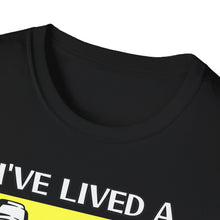 Load image into Gallery viewer, SS T-Shirt, I&#39;ve Lived a Thousand Lives - Multi Colors

