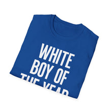 Load image into Gallery viewer, SS T-Shirt, White Boy of the Year - Multi Colors

