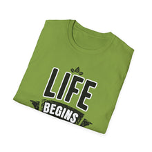 Load image into Gallery viewer, SS T-Shirt, Life Begins in Memphis - Multi Colors
