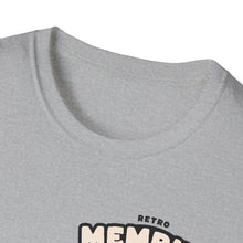 Load image into Gallery viewer, SS T-Shirt, Retro Memphis Mic on the Chest - Multi Colors
