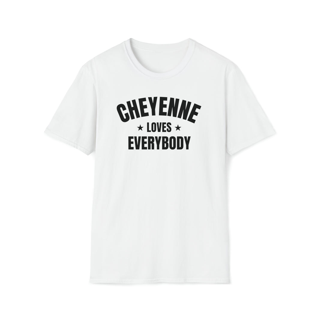 SS T-Shirt, WY Chyenne - White