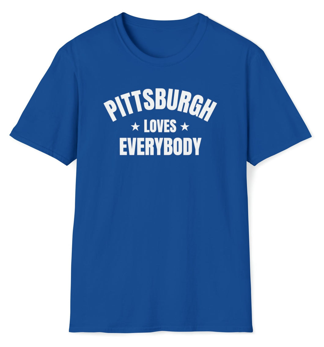 SS T-Shirt, PA Pittsburgh - Blue White