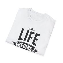 Load image into Gallery viewer, SS T-Shirt, Life Begins in Memphis - Multi Colors
