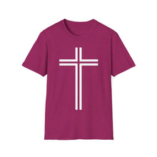 Load image into Gallery viewer, SS T-Shirt, Doubled Crucifix - Multi Colors
