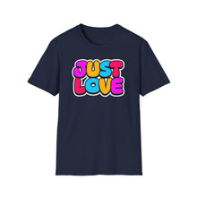 Load image into Gallery viewer, SS T-Shirt, Just Love - Multi Colors
