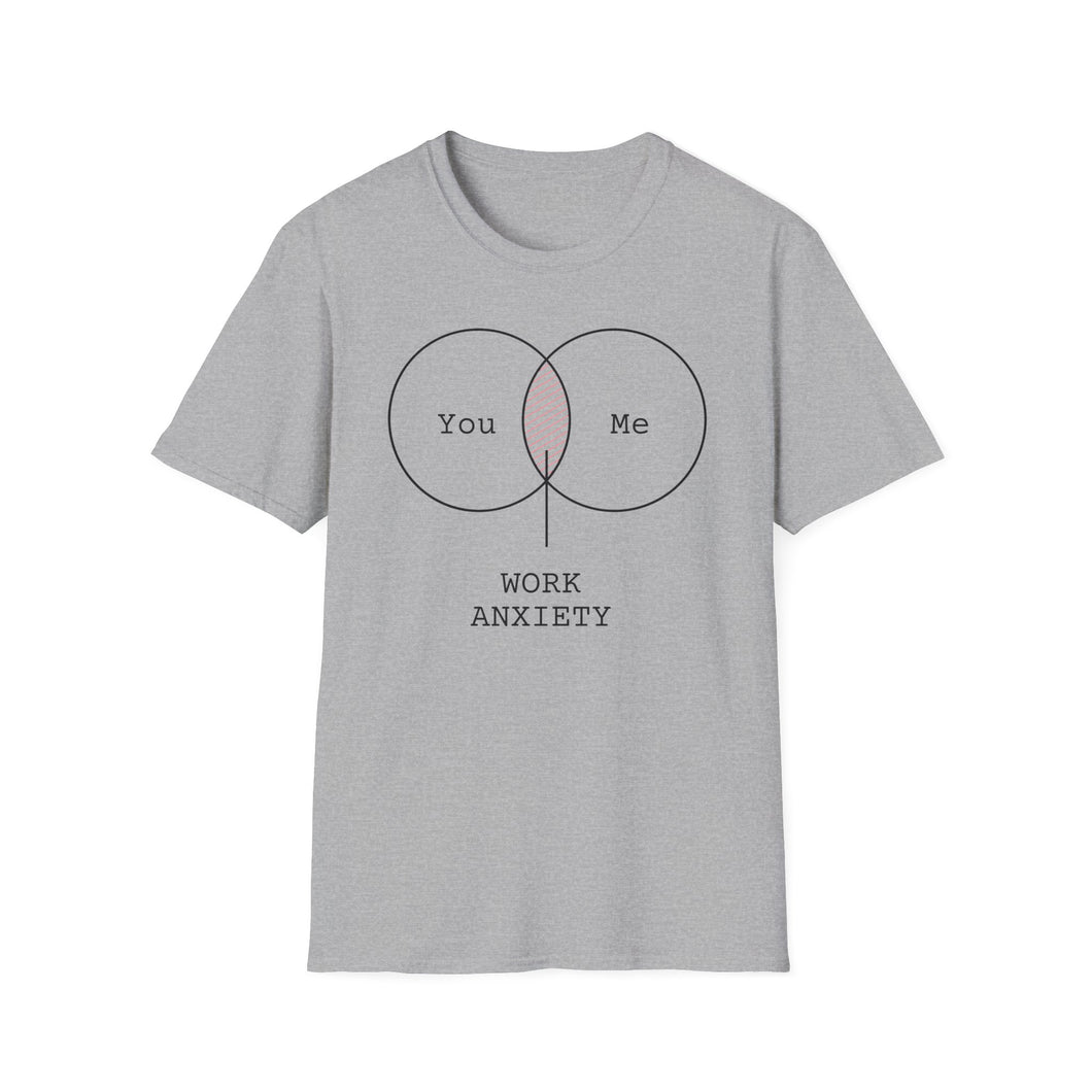 SS T-Shirt, Work Anxiety - Multi Colors