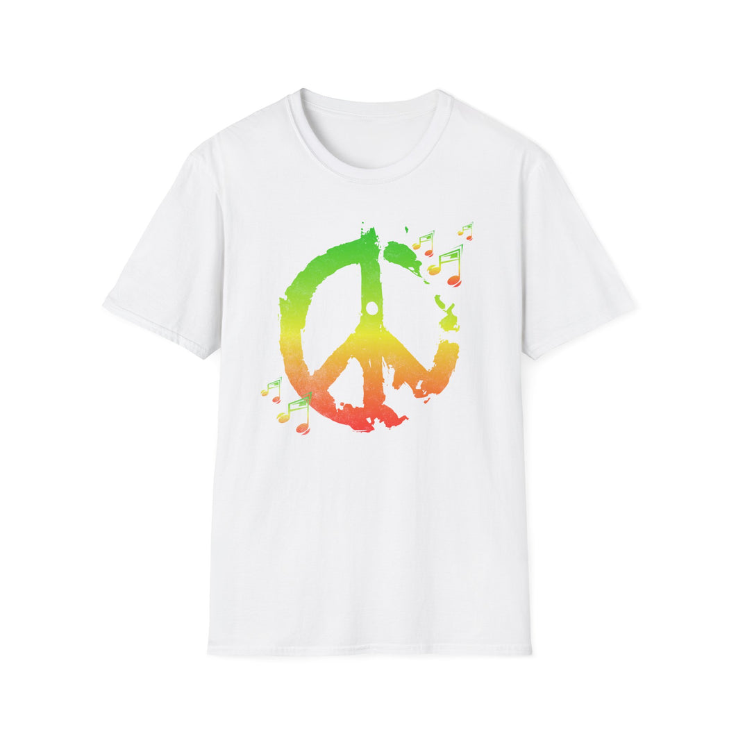 SS T-Shirt, Peace Sign - Multi Colors