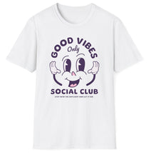 Load image into Gallery viewer, SS T-Shirt, Good Vibes Social Club  - Multi Colors
