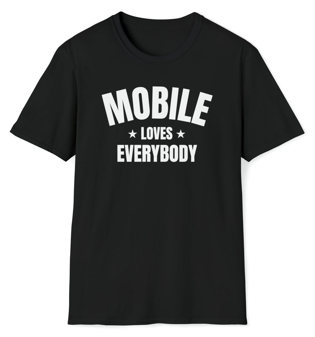 SS T-Shirt, AL Mobile - Black