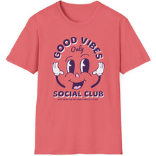 Load image into Gallery viewer, SS T-Shirt, Good Vibes Social Club  - Multi Colors
