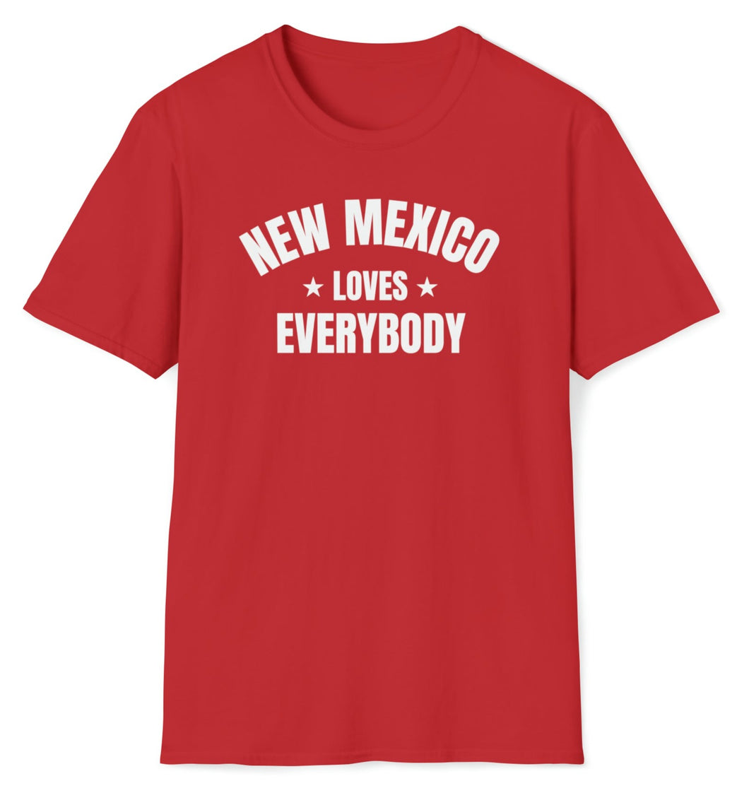 SS T-Shirt, NM New Mexico - Red