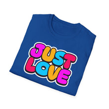 Load image into Gallery viewer, SS T-Shirt, Just Love - Multi Colors
