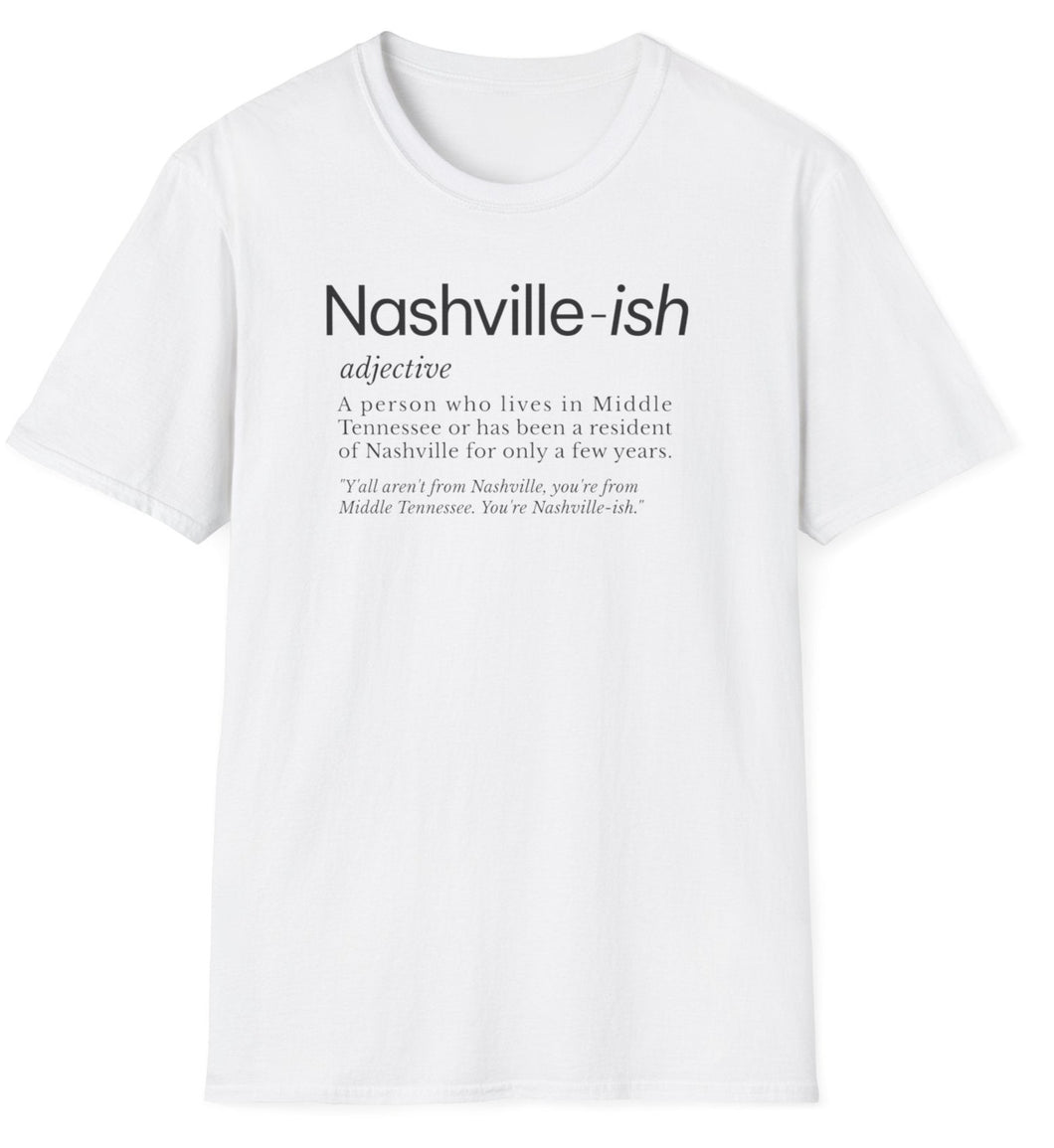 SS T-Shirt, Nashville-ish in White