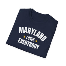 Load image into Gallery viewer, SS T-Shirt, MD Maryland - Multi Colors
