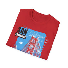 Load image into Gallery viewer, SS T-Shirt, San Francisco Art - Multi Colors
