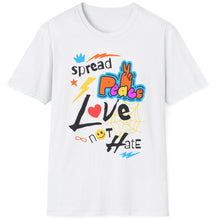 Load image into Gallery viewer, SS T-Shirt, Spread Peace and Love
