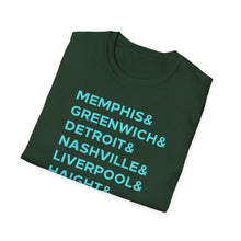 Load image into Gallery viewer, SS T-Shirt, Music Cities - Multi Colors
