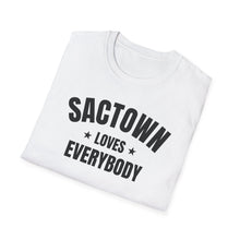 Load image into Gallery viewer, SS T-Shirt, CA Sactown Black - Multi Colors
