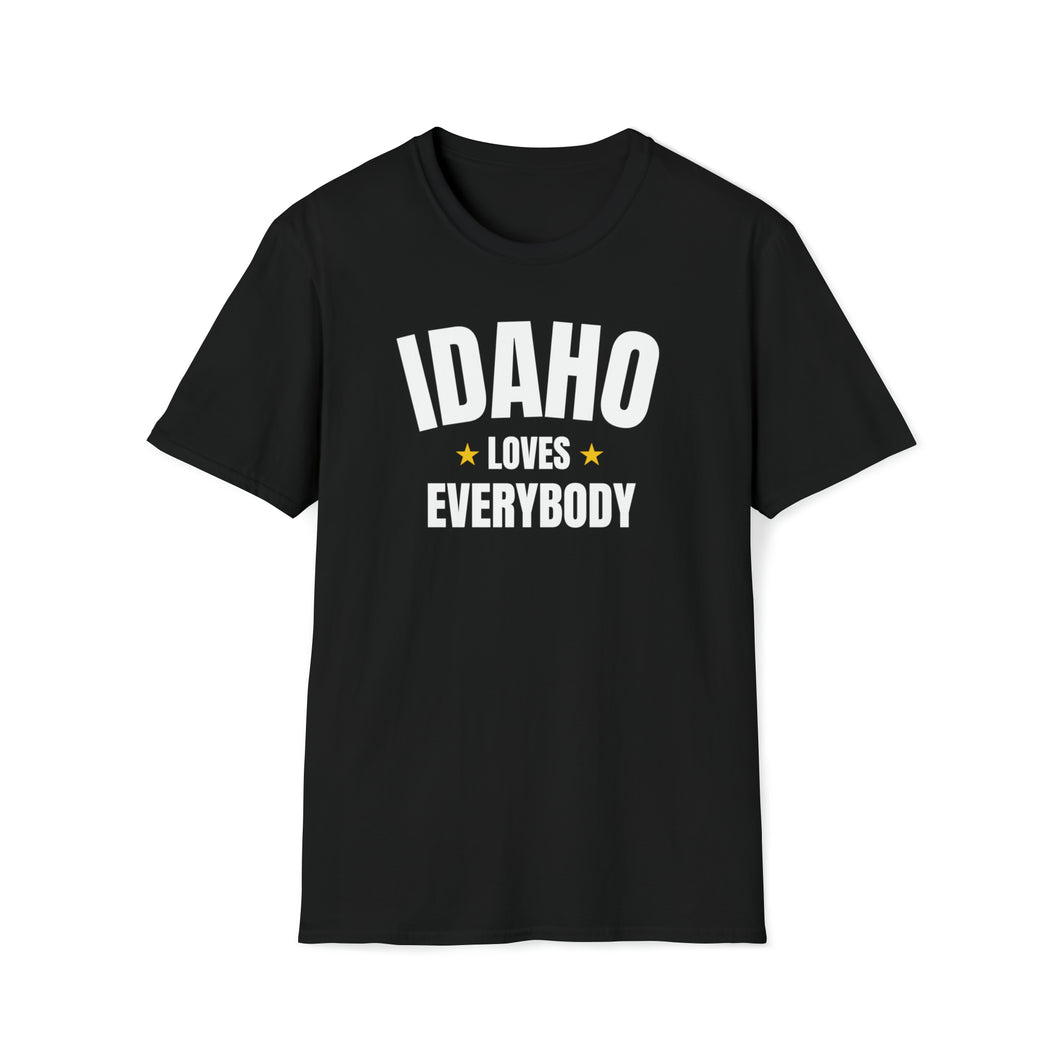 SS T-Shirt, ID Idaho - Black