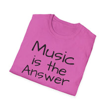 Load image into Gallery viewer, T-Shirt, Music is the Answer - Multi Colors
