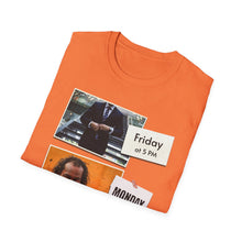 Load image into Gallery viewer, SS T-Shirt, Monday &amp; Friday - Multi Colors
