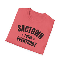 Load image into Gallery viewer, SS T-Shirt, CA Sactown Black - Multi Colors
