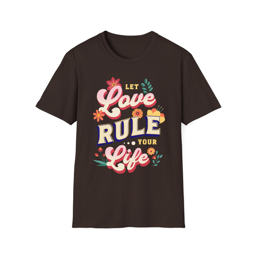 SS T-Shirt, Love Rules - Multi Colors
