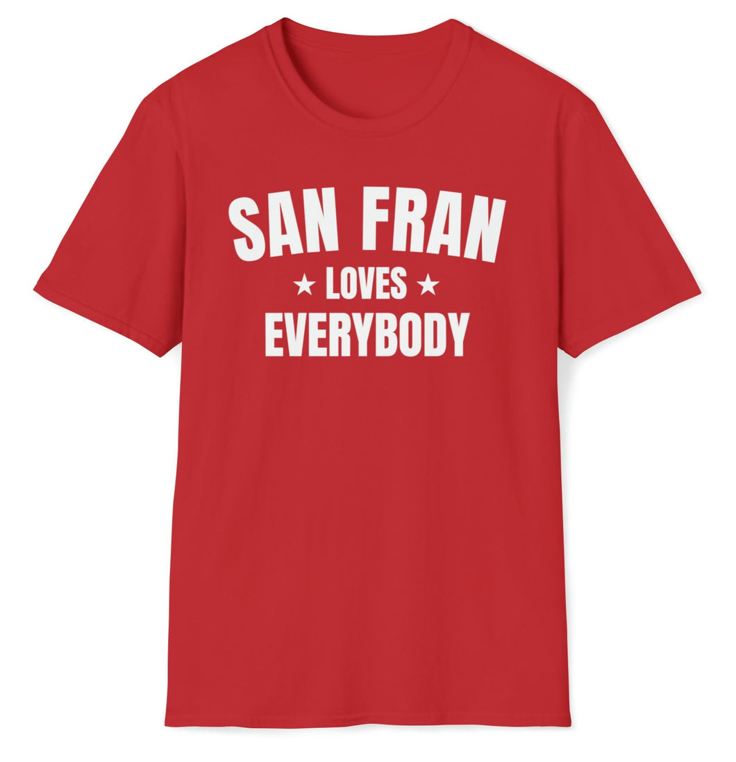 SS T-Shirt, CA San Fran - Red