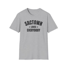 Load image into Gallery viewer, SS T-Shirt, CA Sactown Black - Multi Colors
