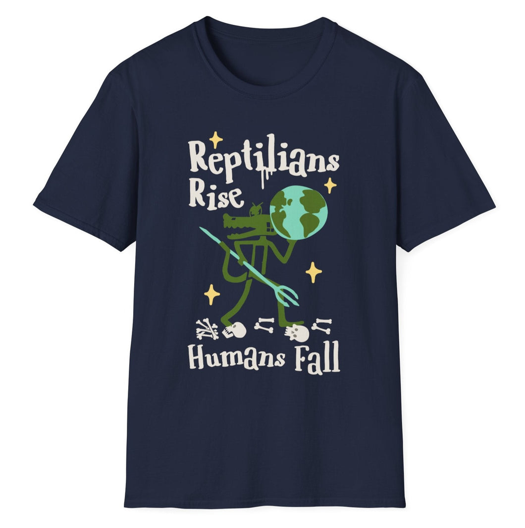 SS T-Shirt, Reptilians Rise - Multi Colors