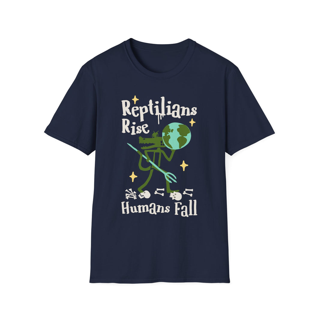 SS T-Shirt, Reptilians Rise - Multi Colors