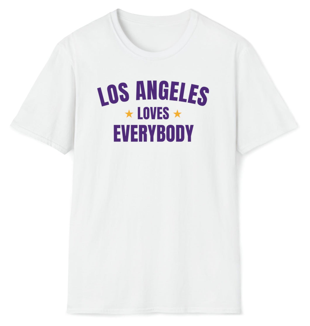SS T-Shirt, CA Los Angeles - Purple