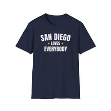 Load image into Gallery viewer, SS T-Shirt, CA San Diego White - Multi Colors
