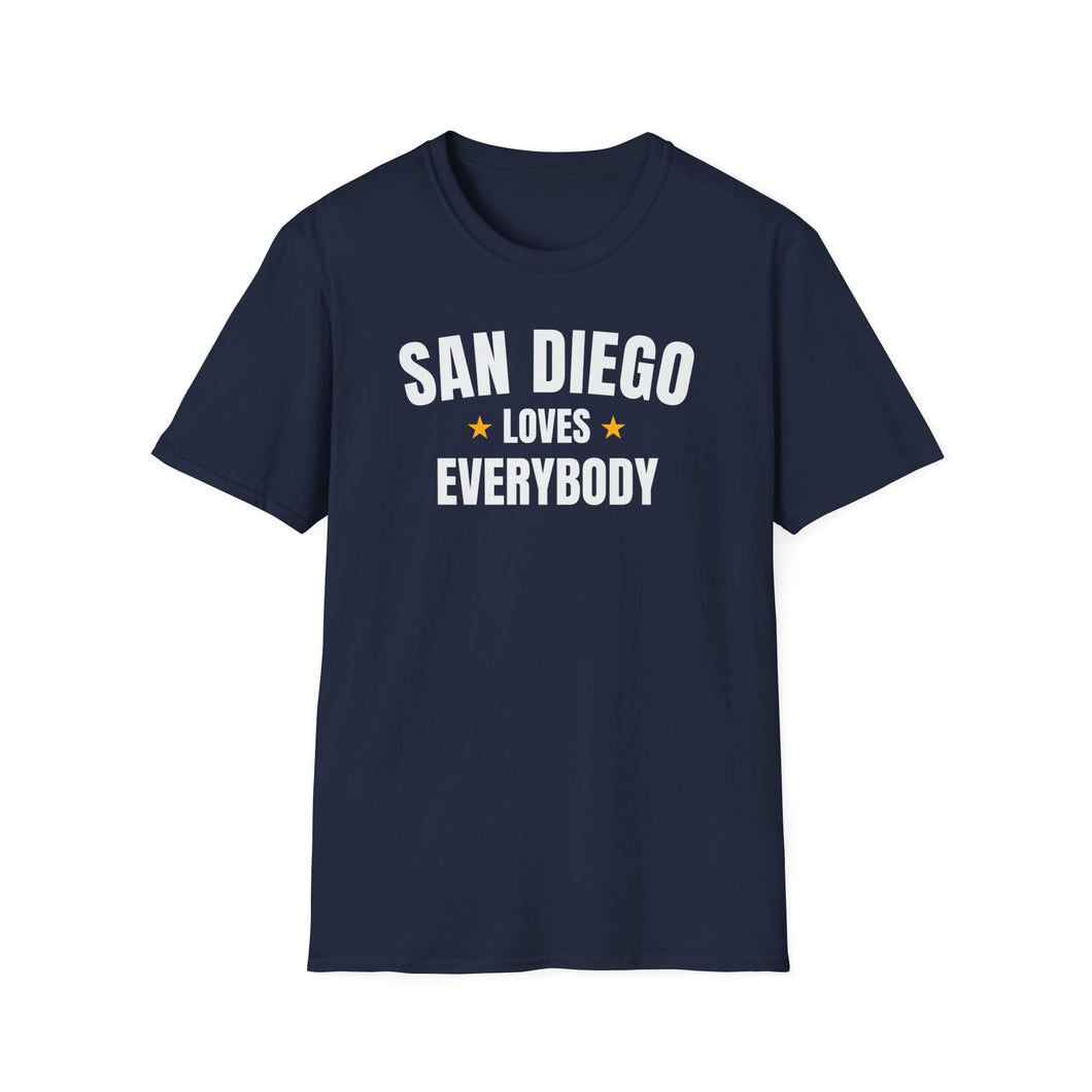 SS T-Shirt, CA San Diego White - Multi Colors