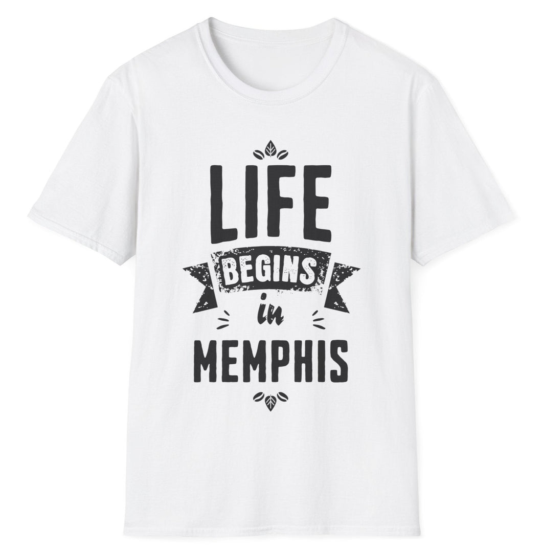 SS T-Shirt, Life Begins in Memphis
