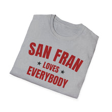 Load image into Gallery viewer, SS T-Shirt, CA San Fran - Scarlet Multi Colors
